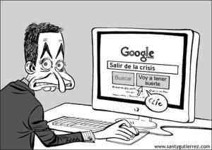 Cómo salir de la crisis, búsqueda en Google. 